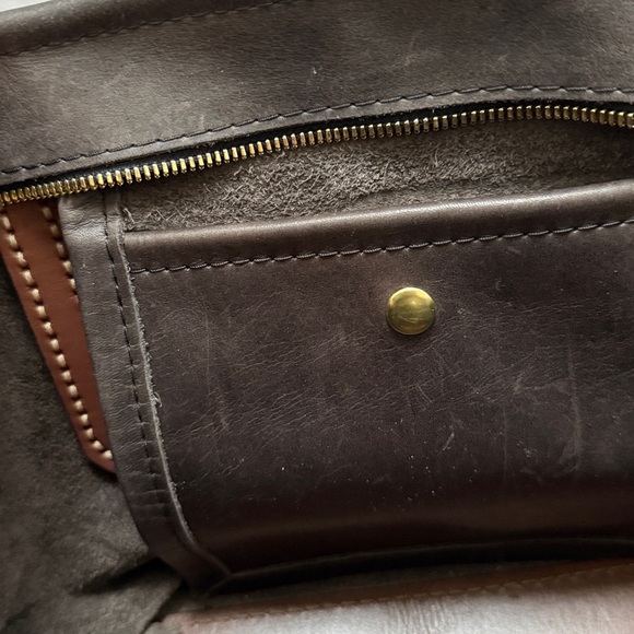 Fount petite atlas Wolf handbag & tossle genuine leather - Picture 9 of 12